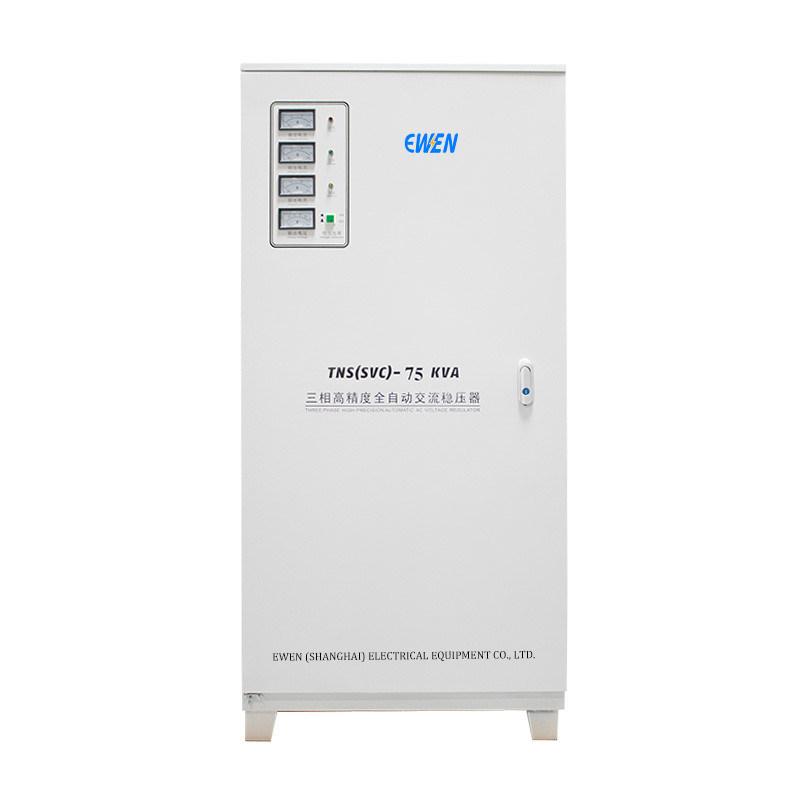 Automatischer Spannungsregler 75KVA Drei-Phasen-Servomotor Stabilisator AVR TNS SVC 75KW 380V 440V 480V 415V