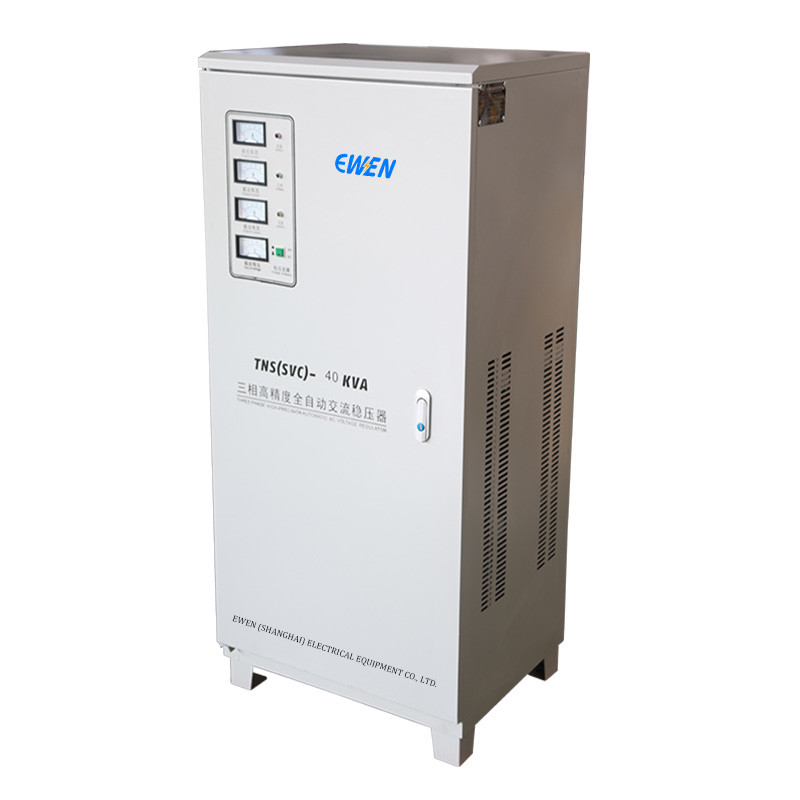 40 KVA Drei-Phasen-Industrialspannungsstabilisator AC-Leistung Servo-Automatischer Spannungsregler 380V 400V 415V 480V