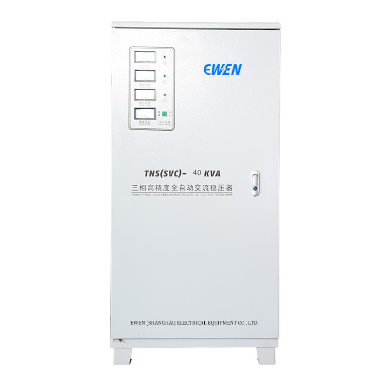 40 KVA Drei-Phasen-Industrialspannungsstabilisator AC-Leistung Servo-Automatischer Spannungsregler 380V 400V 415V 480V