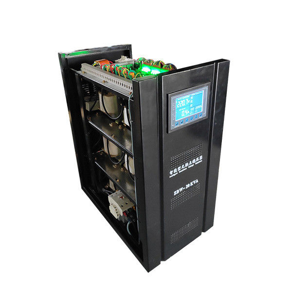 Kontaktloser Avr-Spannungs-dreiphasigregler 380V 20KVA mit schwarzer Einschließung