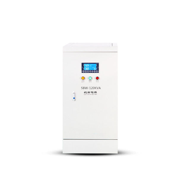 Industrieller Spannungs-Stabilisator Dreiphasen-120KVA 380 VAC AVR mit LCD-Anzeige