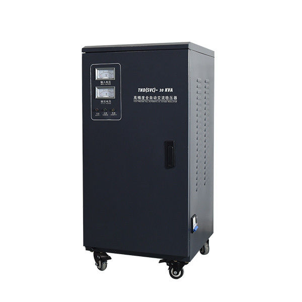Schwarzer des einphasig-Spannungs-Stabilisator-30KVA Wechselstrom Encclosure Spannungs-des Regler-220v
