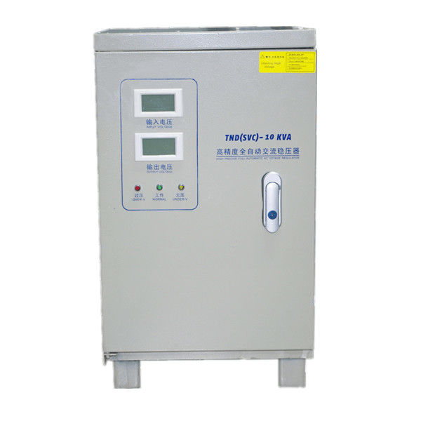 Spannungs-Stabilisator 220V 10KVA AVR des einphasig-60HZ mit Digitalanzeige