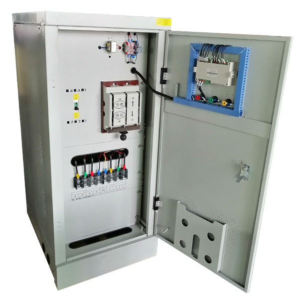 Dreiphasen-SBW-50KVA Wechselstrom-metallische Servobewegungsart voller automatischer elektrischer Spannungs-Regler