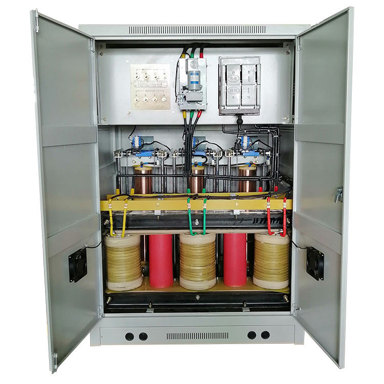 Dreiphasen-SBW-F-250KVA metallische Kupfer-Servobewegungsart voller automatischer Spannungs-Stabilisator